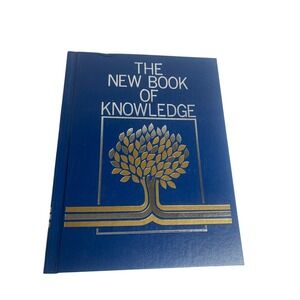 Grolier The New Book of Knowledge Volume 1 A‎ Hardcover Encyclopedia Reference